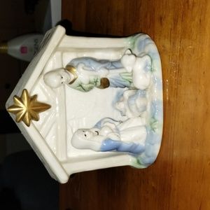 Porcelain Nativity Scene